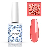 Melodysusie Fleurwee Plantbased Uv Gel Nail Polish Hema Free 21 Nontoxic Coral Orange P25 Long Lasting No Chip Summer Colo