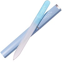 Canvalite Glass Nail File For Natural Nails Double Sided 180320 Grit Crystal Nail Files With Case Glass Fingernail File Stockin