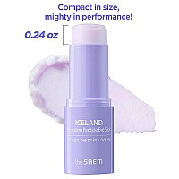 Thesaem Iceland Hydrating Peptide Eye Stick 024Oz Elasticity Cooling Moisturizing Eye Balm For Loose Skin Under Eye Treat