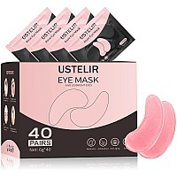 Ustelir Under Eye Patches 40 Pairs Eye Mask For Dark Circles Puffy Eyes Undereye Bagswrinkleseye Mask Patches With Rose Ey