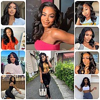 Atilck Wear And Go Glueless Bob Wig Body Wave Lace Front Human Hair Wigs For Black Women Pre Plucked And Pre Cut 4X4 Lace Cl