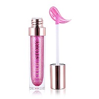 Gecomo Colorful Explosive Pearlescent Lip Gloss 3D Multifunctional Fine Glitter Chameleon Lip Gloss Polarized Diamond Makeup Mag