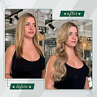 Runature 16 Inch Wefts Human Hair Extensions Dark Blonde Highlight Light Blonde Hair Weft Extensions Real Human Hair Sew In Bund