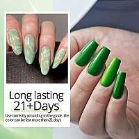 Ur Sugar Green Gel Nail Polish Set 6 Colors Sage Green Avocado Emerald Forest Green Sequin Light To Dark Shades Green Collectio