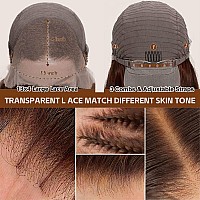 Alididi Chocolate Brown Lace Front Wig Human Hair For Women 13X4 Body Wave Lace Front Wigs Human Hair 4 Colored Wigs Human Hair