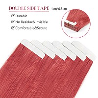 Sixstarhair Tape In Hair Extensions Silky Straight Remy Human Hair Rooted Metallic Bronde Tape In Hair Extensions Human Hair 18I