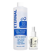 Eternal Acetone Nail Polish Remover Cuticle Oil Drops 100 Pure Acetone For All Nail Polish Types Natural Gel Acrylic Nai