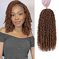 Pretwisted Passion Twist Hair 8 Packs 112 Strands Pre Looped Passion Twist Braiding Hair For Women Short Passion Twists Croch