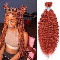 Human Braiding Hair 24Inch Water Wave For Braiding Wet And Wavy Micro Braiding Human Hair No Weft Human Braiding Hair Extensions