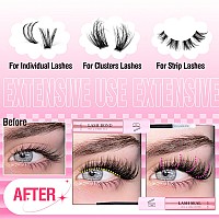 Alice Lash Glue Bond And Seal Waterproof Eyelash Extension Glue For Lash Clusters Long Lasting 4872 Hours Individual Lash Glue