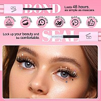 Alice Lash Glue Bond And Seal Waterproof Eyelash Extension Glue For Lash Clusters Long Lasting 4872 Hours Individual Lash Glue