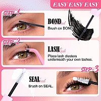 Alice Lash Glue Bond And Seal Waterproof Eyelash Extension Glue For Lash Clusters Long Lasting 4872 Hours Individual Lash Glue