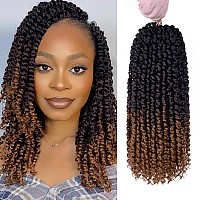 Pretwisted Passion Twist Hair 8 Packs 112 Strands Pre Looped Passion Twist Braiding Hair For Women Short Passion Twists Croch