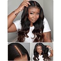 Nadula Bye Bye Knots Glueless Body Wave Wig Ombre Highlight Loose Wave Lace Front Wig Human Hair Pre Plucked 7X5 Hd Pre Cut Lac