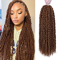 Pretwisted Passion Twist Hair 8 Packs 112 Strands Pre Looped Passion Twist Braiding Hair For Women Short Passion Twists Croch