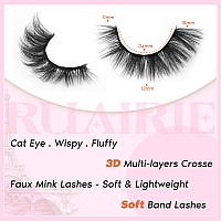 False Eyelashes Fluffy Cat Eye Lashes 7 Pairs Fake Eyelashes Mink Lashes Wispy False Lashes Pack By Ruairie