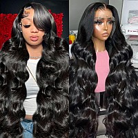 Drosuud 1B27 Highlight 13X6 Lace Front Wigs Human Hair 34Inch Pre Plucked Hd Lace Frontal Wigs Human Hair For Women Body Wave 2