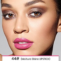 Evpct Dnm 1Pcs Bright Cool Pink Shine Lip Liner And Lipstick Combo Set Kit For Women Moisturizing Glossy Tinted Lip Stick Balm