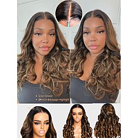 Nadula Bye Bye Knots Glueless Pre Everything Wig Balayage Brown Body Wave 7X5 Pre Cut Hd Lace Front Wigs Human Hair Pre Plucked