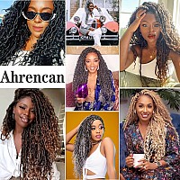 Ahrencan Crochet Goddess Locs 14 Inch 5 Packs Boho Goddess Locs Crochet Hair With Curly Endsfaux Locs Crochet Hair For Women P