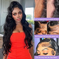 32 Inch Body Wave Lace Front Wigs Human Hair Pre Plucked Glueless Wigs Human Hair 180 Density 13X4 Hd Lace Body Wave Human Hair