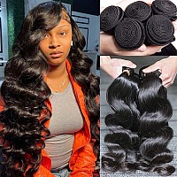 Human Hair Bundles Body Wave Brazilian Virgin 12A Grade 24 26 28100 Unprocessed Human Hair Extensions Body Weave 3 Bundles De