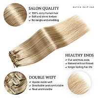 Suyya Clip In Hair Extensions Real Human Hair 7 Pcs Human Hair Clip In Extensions Straight Remy Human Hair Extensions Clip Ins F