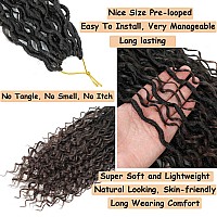 Goddess Locs Crochet Hair 24 Inch 7 Packs Long Faux Locs Crochet Hair Soft Crochet Locs Boho Locs Crochet Hair Synthetic Hippie