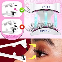 Magnetic Eyelashes With Applicator Wispy Magnetic Lashes Natural Look Reusable Magnetic Eyelashes No Glue Needed Magnetic False