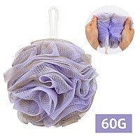 Tbestmax 4 Pack Bath Sponge Pouf Shower Loofah Body Scrubber Exfoliator 60Gpiece 4 Colors