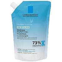 La Rocheposay Toleriane Purifying Foaming Facial Cleanser Niacinamide Ceramides Prebiotic Thermal Water Oil Free Face W