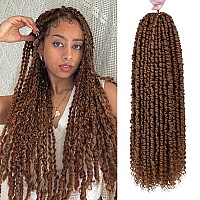 Pretwisted Passion Twist Hair 8 Packs 112 Strands Pre Looped Passion Twist Braiding Hair For Women Short Passion Twists Croch