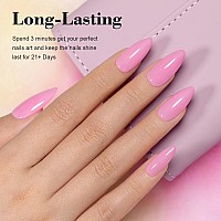 Rarjsm Pastel Purple Pink Gel Nail Polish Macaron Gel Polish 1Pcs 15Ml Cotton Candy Gel Nail Polish Spring Color Soak Off U V Cu