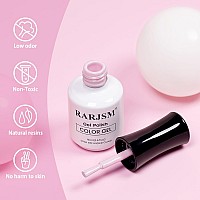 Rarjsm Pastel Pink Gel Nail Polish Light Pink Gel Nail Polish 1Pcs Macaron Gel Polish 15Ml Spring Summer Gel Polish Soak Off U V