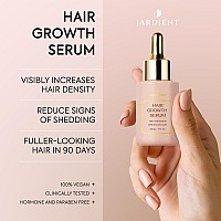 Jardient Hair Growth Serum Veganic Natural Hair Growth Oil Hair Loss Treatment For Women And Men Gro Hair Serum For Thining