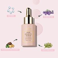 Jardient Hair Growth Serum Veganic Natural Hair Growth Oil Hair Loss Treatment For Women And Men Gro Hair Serum For Thining