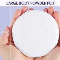 Wsyub Powder Puff 433 Powder Puff For Body Powderlarge Body Powder Puffbody Powder Applicator Body Powder Puff And Containe