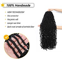 8 Packs Faux Locs Crochet Hair For Black Women Soft Locs 18 Inch Crochet Faux Locs For Butterfly Locs Crochet Hair Pre Looped Cu