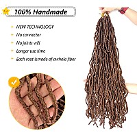 Faux Locs Crochet Hair For Black Women Soft Locs 30 Inch 8 Packs Crochet Faux Locs For Butterfly Locs Crochet Hair Pre Looped Cu