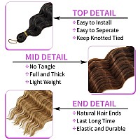 Qrhsuka Curly Braiding Hair 30 Inch 2 Packs Ocean Wave Crochet Hair Curly Crochet Hair For Black Women Bohemian Twist Crochet Br