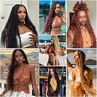 Qrhsuka Curly Braiding Hair 30 Inch 2 Packs Ocean Wave Crochet Hair Curly Crochet Hair For Black Women Bohemian Twist Crochet Br