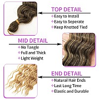 Qrhsuka Ocean Wave Crochet Hair 30 Inch 2 Packs Deep Wave Braiding Hair Curly Crochet Hair For Black Women Bohemian Twist Croche