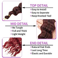 Qrhsuka Ocean Wave Crochet Hair 30 Inch 2 Packs Deep Wave Braiding Hair Curly Crochet Hair For Black Women Bohemian Twist Croche