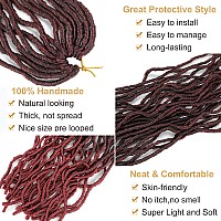 Faux Locs Crochet Hair Soft Locs 30 Inch 7 Packs Long Black Crochet Locs For Natural Butterfly Locs Crochet Hair For Women Synth