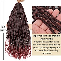 Faux Locs Crochet Hair Soft Locs 30 Inch 7 Packs Long Black Crochet Locs For Natural Butterfly Locs Crochet Hair For Women Synth