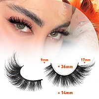 Fox Eye Lashes Fluffy Mink Lashes Wispy 14 Pairs Cat Eye Lashes Strip False Eyelashes Natural Fake Eyelashes Pack By Tnfvloneins