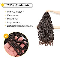 Faux Locs Crochet Hair For Black Women Soft Locs 14 Inch 8 Packs Crochet Faux Locs For Butterfly Locs Crochet Hair Pre Looped Cu