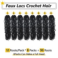 Faux Locs Crochet Hair For Black Women Soft Locs 14 Inch 8 Packs Crochet Faux Locs For Butterfly Locs Crochet Hair Pre Looped Cu