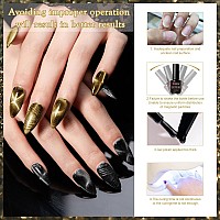 Mobray Cat Eye Gel Nail Polish Set 3D Cateye Magnetic Gel Polish Kit Soak Off Uv Led Nail Art For Professional Women