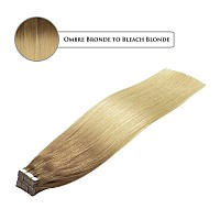 Anrosa Tape In Hair Extensions Human Hair 50G Invisible Pu Tape In Hair Tape In 20 Inchtape In Hair Extensions Natural Hair Fad